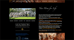 Desktop Screenshot of madisoncustomhomesinc.com